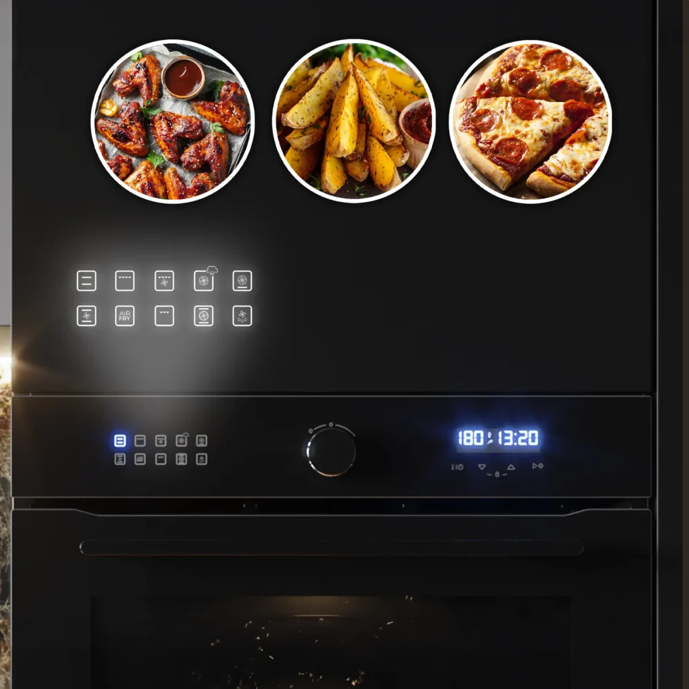Friteuse sans huile Cecotec Bolero Hexa AF316000 Glass Black A