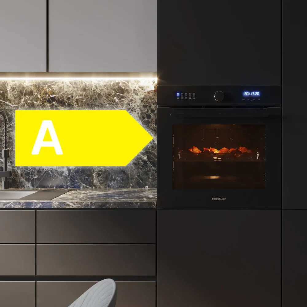 Friteuse sans huile Cecotec Bolero Hexa AF316000 Glass Black A