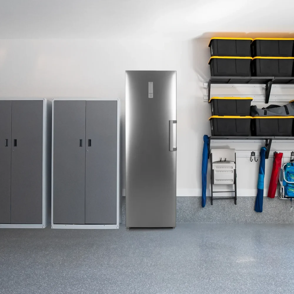 bolero coolmarket uf 273 inox 59,5x61,8x185 cm Congélateur Cecotec Bolero CoolMarket UF 273 inox