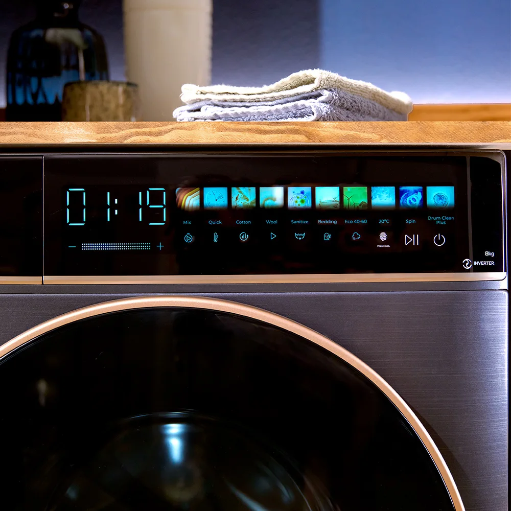Lave-linge Cecotec Bolero Wash&Dry 85900 Inverter Titanium