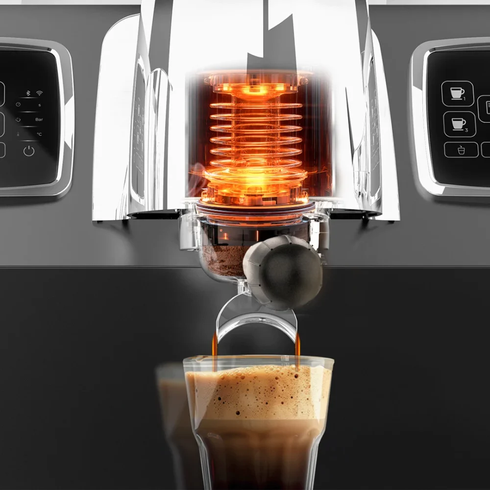 Machine à café expresso professionnelle Cecotec Baristeo Regina ? vue produit 3 Máquina de café expresso profissional