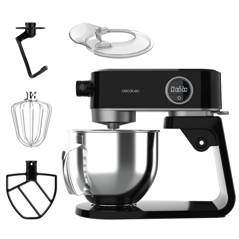 robots pétrisseurs cecotec robot pétrisseur twist&fusion 4000 luxury black Robots pétrisseurs
