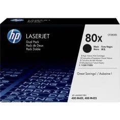 Toner HP cf280xd pack 2und alta capadidad ? vue produit 1 toner hp cf280xd pack 2und alta capadidad