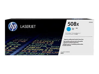 Toner HP 508x cf361x cian m577 alto rendimiento ? vue produit 1 toner hp 508x cf361x cian m577 alto rendimiento