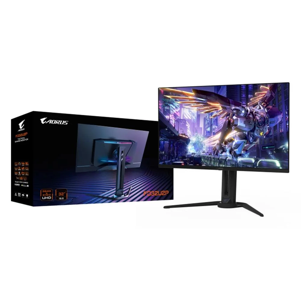 Moniteur gaming gigabyte aorus fo32u2p ek 31,5 pouces 4k uhd 240hz ? vue produit 1 moniteur gaming gigabyte aorus fo32u2p ek 31,5 pouces 4k uhd 240hz