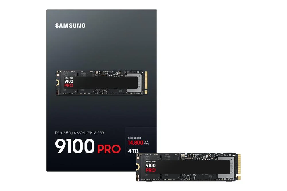 ssd interne samsung 9100 pro mz ? vap4t0bw 4 to m.2 nvme pcie 5