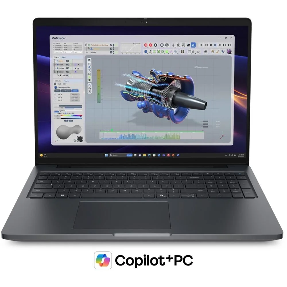 Ordinateur portable Dell pro precision 5 16 Intel Core Ultra 7 366H – vue produit 1 ordinateur portable dell pro precision 5 16 intel core ultra 7 366h