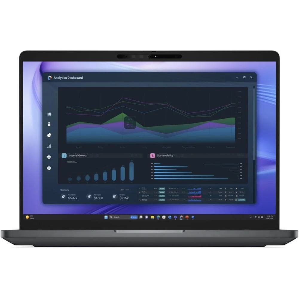 Ordinateur portable Dell pro precision 5 14 Intel Core Ultra 7 366H – vue produit 1 ordinateur portable dell pro precision 5 14 intel core ultra 7 366h