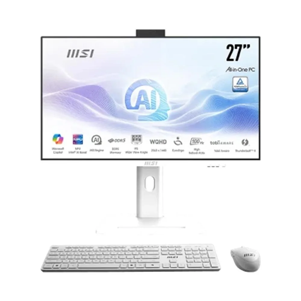 Ordinateur tout-en-un MSI modern am273qp ai 1um Intel Core Ultra 5 125H ? vue produit 1 ordinateur tout en un msi modern am273qp ai 1um intel core ultra 5 125h