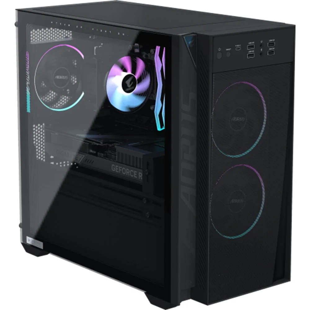Ordinateur gaming gigabyte aorus prime 3 ap3a7n6 – 5111 r7 – 9700x – 16 Go – ssd 1 To – RTX 5060 8 Go – Windows 11 Famille – vue produit 1 ordinateur gaming gigabyte aorus prime 3 ap3a7n6 – 5111 r7 – 9700x – 16 go – ssd 1 to – rtx 5060 8 go – windows 11 famille