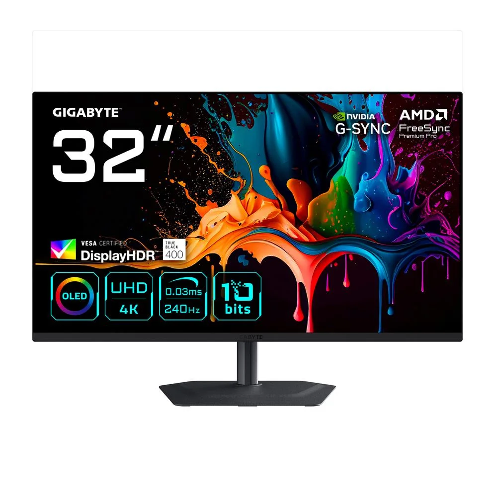 Moniteur gaming gigabyte mo32u2 31,5 pouces 4k uhd 240hz ? vue produit 1 moniteur gaming gigabyte mo32u2 31,5 pouces 4k uhd 240hz