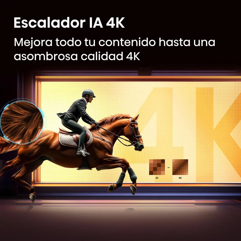 Tv hisense 75 pouces QLED 4k uhd ? 75e7s ? smart tv ? vue produit 6 tv hisense 75 pouces qled 4k uhd ? 75e7s ? smart tv