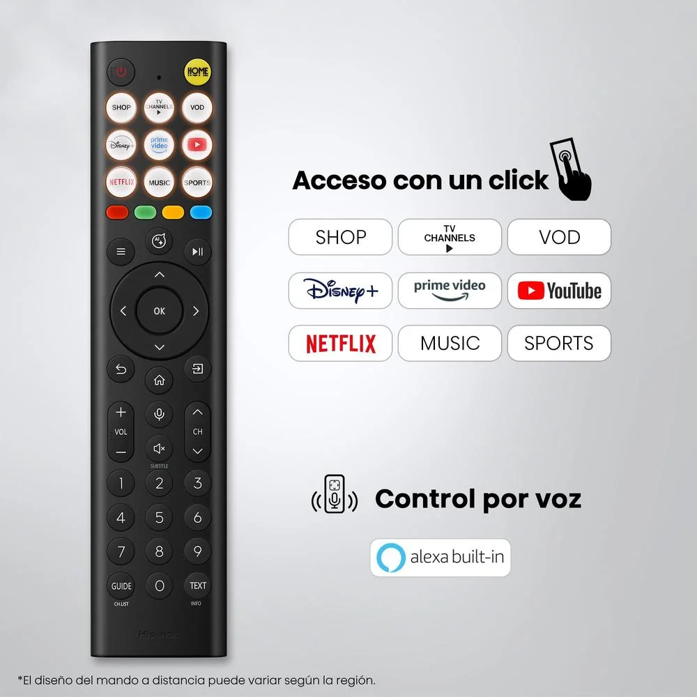 tv hisense 65 pouces mini led 4k uhd ? 65e8s ? smart tv