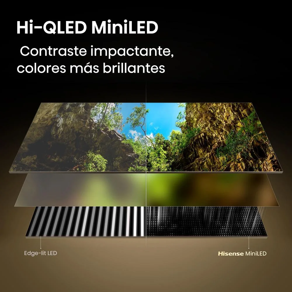 tv hisense 65 pouces mini led 4k uhd ? 65e8s ? smart tv