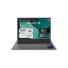 Ordinateur portable lg gram 16zd90t – g core ultra 5 225h 16 Go ssd512gb FreeDOS 16 pouces – vue produit 1 ordinateur portable lg gram 16zd90t – g core ultra 5 225h 16 go ssd512gb freedos 16 pouces