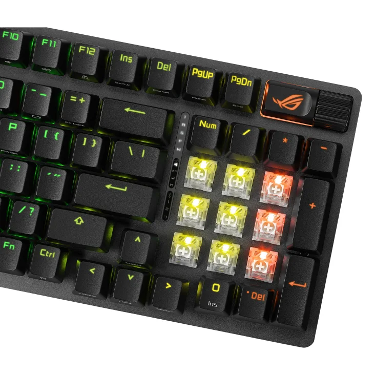 clavier gaming asus rog strix scope ii 96 sans fil rgb noir