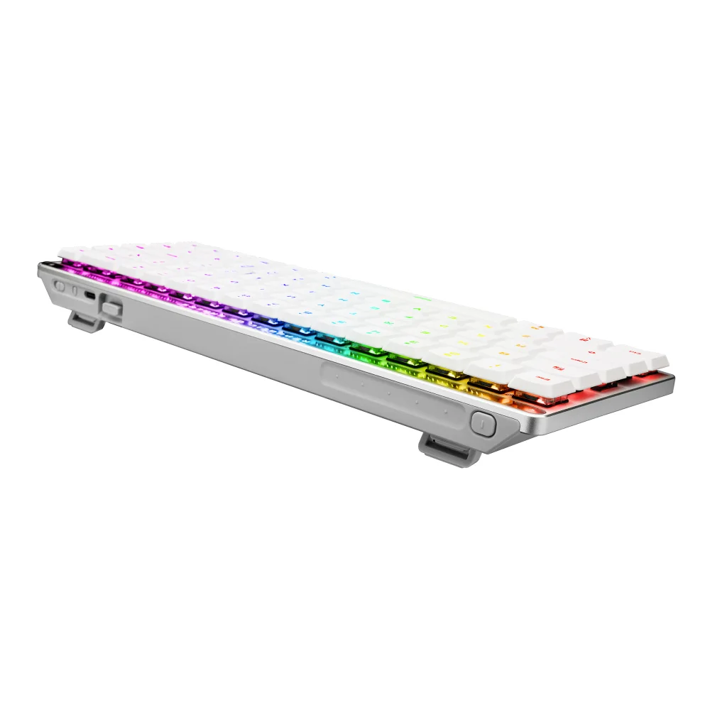 clavier gaming asus rog falchion rx low profile sans fil rgb blanc