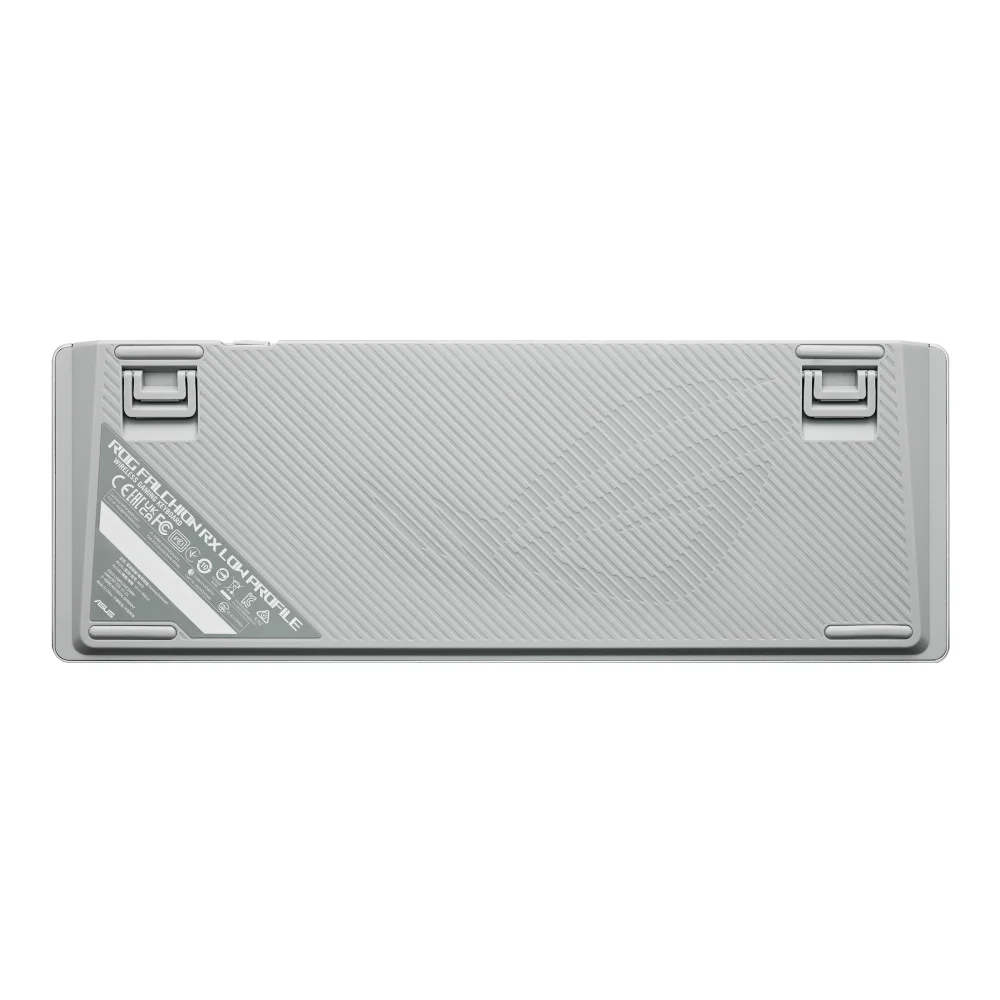 clavier gaming asus rog falchion rx low profile sans fil rgb blanc
