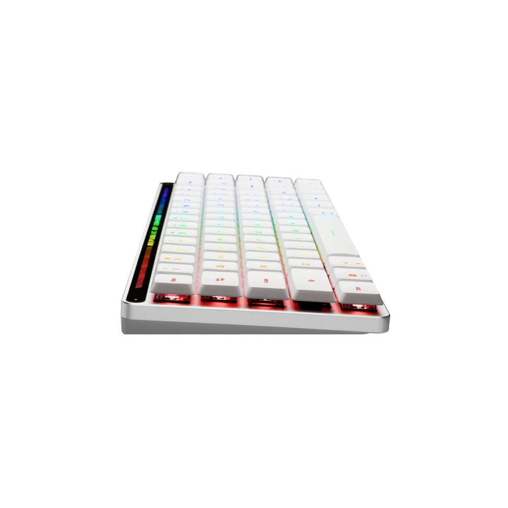 clavier gaming asus rog falchion rx low profile sans fil rgb blanc