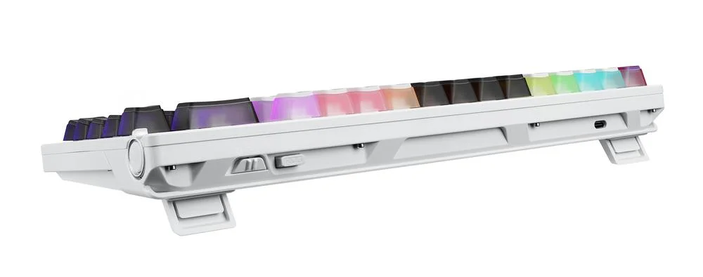 Clavier gaming Asus rog azoth nx sans fil rgb blanc ingles – vue produit 8 clavier gaming asus rog azoth nx sans fil rgb blanc ingles