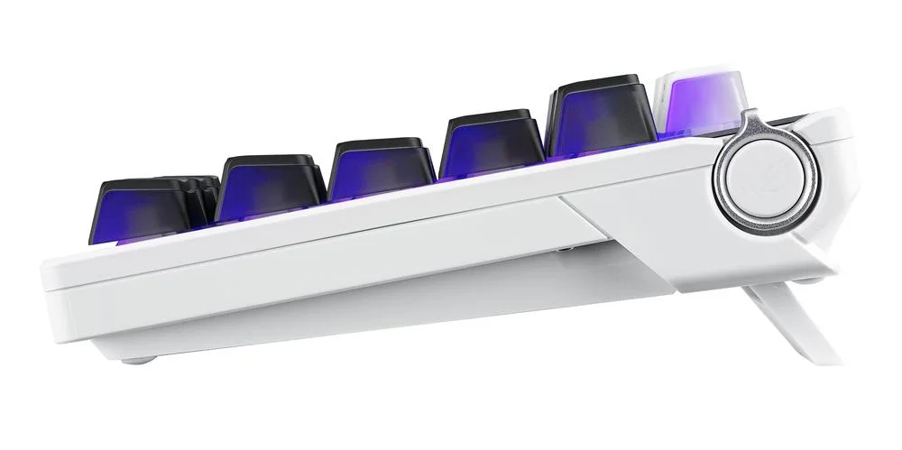 Clavier gaming Asus rog azoth nx sans fil rgb blanc ingles – vue produit 7 clavier gaming asus rog azoth nx sans fil rgb blanc ingles