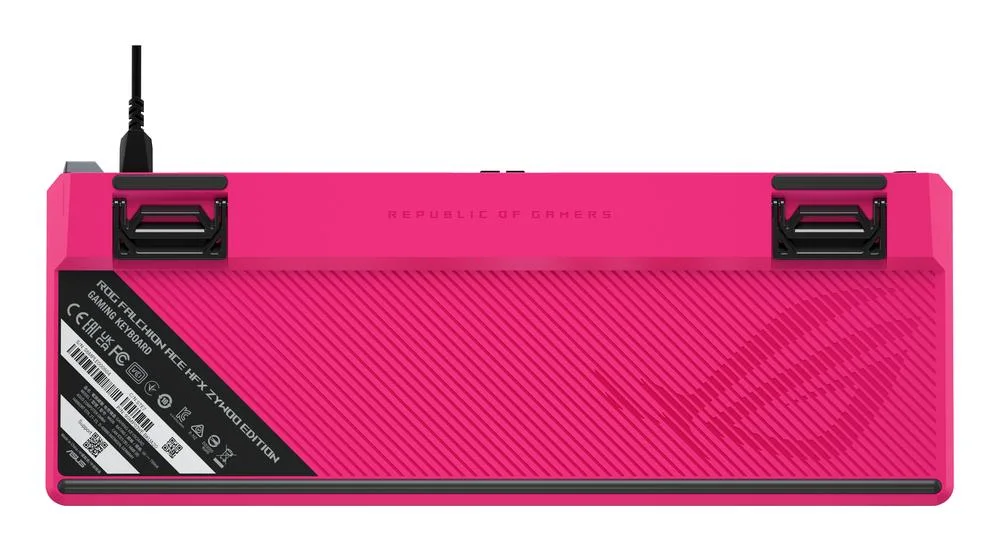 clavier gaming asus rog falchion ace hfx zywoo edition rgb ingles