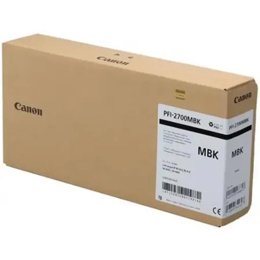 cartouche d?encre gran formato canon pfi ? 2700 noir mate