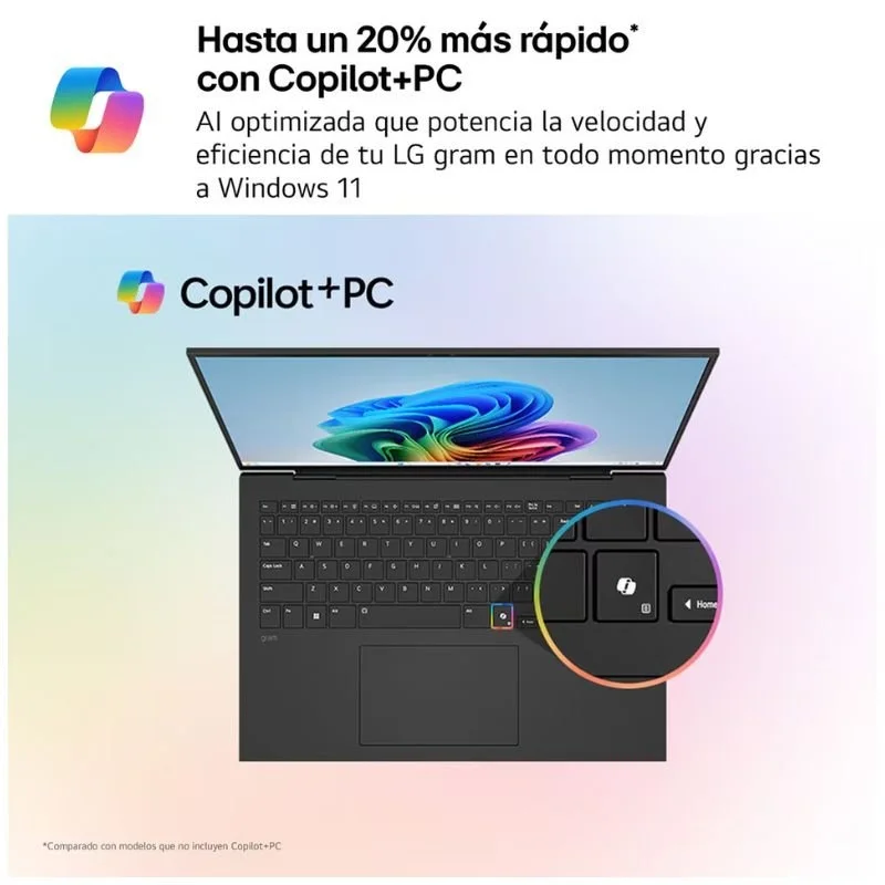 Ordinateur portable lg gram pro 16z90ts – g Intel Core Ultra 9 288V – vue produit 2 ordinateur portable lg gram pro 16z90ts – g intel core ultra 9 288v