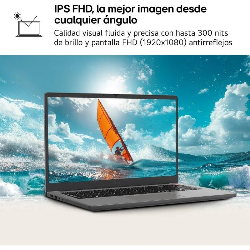 Ordinateur portable lg gram book 15u50u – g.aa55bn Intel Core Ultra 5 115U – vue produit 4 ordinateur portable lg gram book 15u50u – g.aa55bn intel core ultra 5 115u