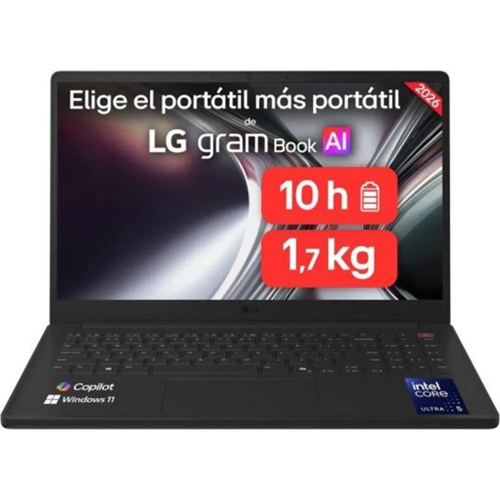 Ordinateur portable lg gram book 15u50u – g.aa55bn Intel Core Ultra 5 115U – vue produit 1 ordinateur portable lg gram book 15u50u – g.aa55bn intel core ultra 5 115u