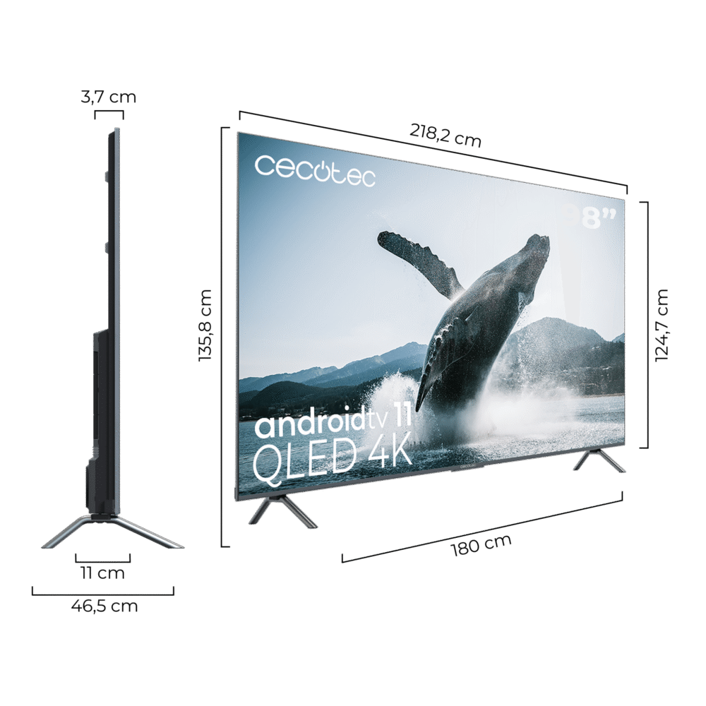 tv qled v3+ series vqu30098+s