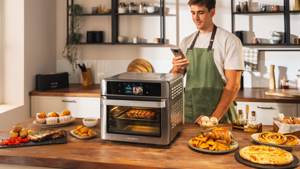 friteuse sans huile cecotec bake&fry 3000 touch steel connected friteuse sans huile cecotec bake&fry 3000 touch steel connected