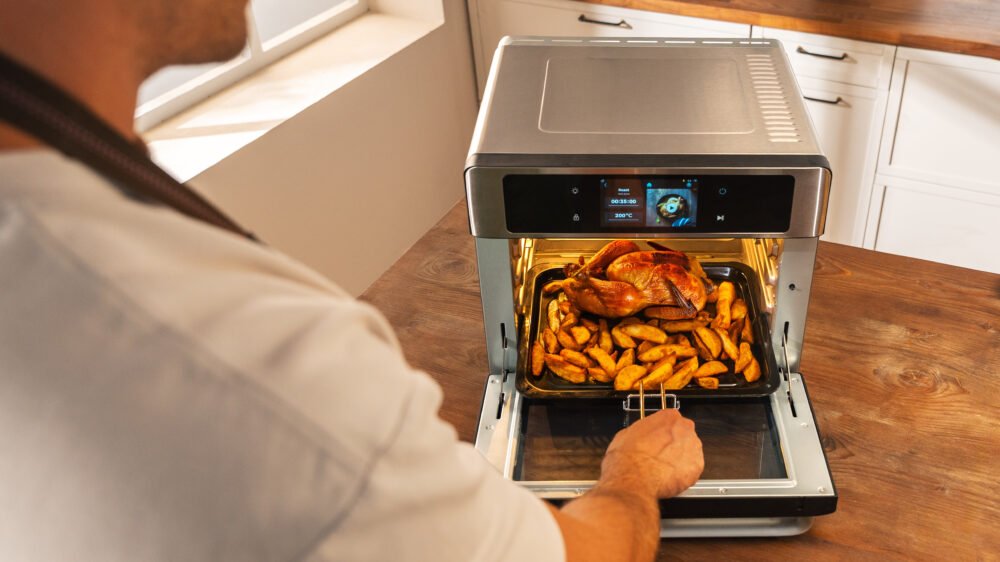 friteuse sans huile cecotec bake&fry 3000 touch steel connected friteuse sans huile cecotec bake&fry 3000 touch steel connected