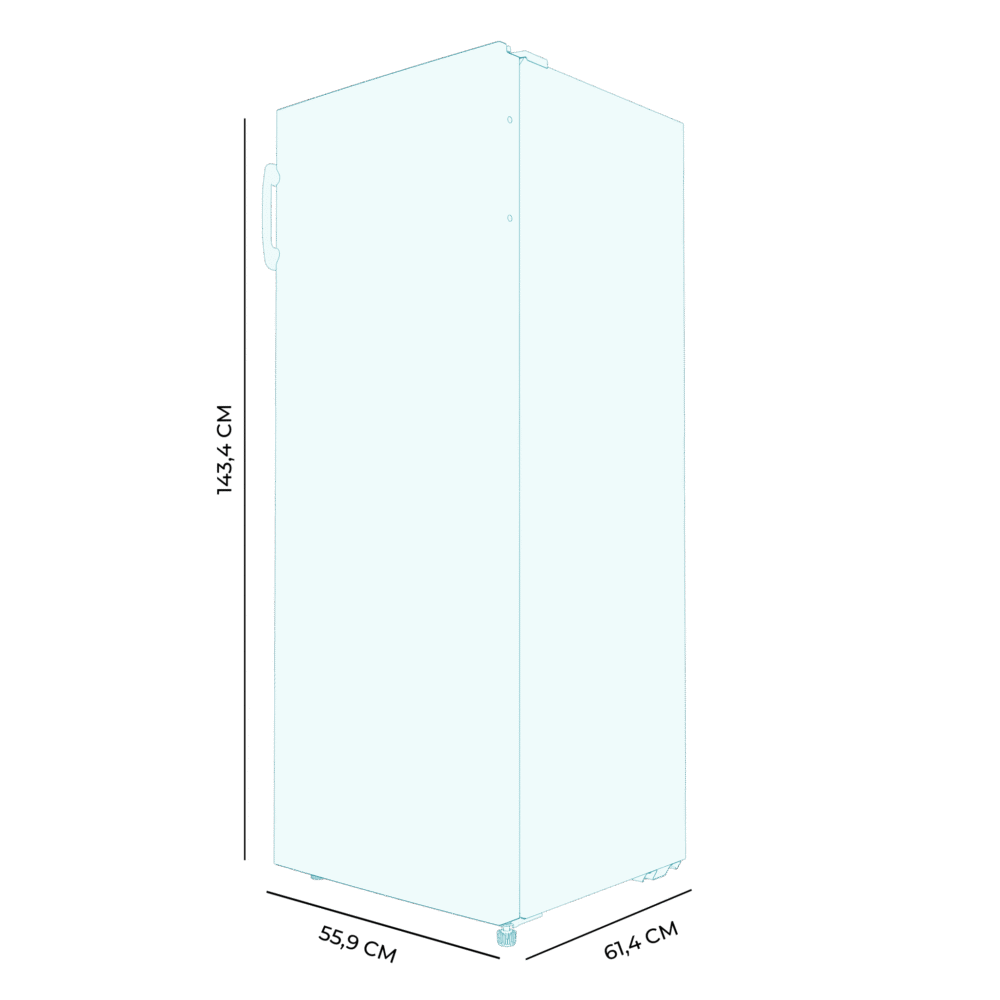 congélateur cecotec bolero coolmarket uf 155 white congélateur cecotec bolero coolmarket uf 155 white