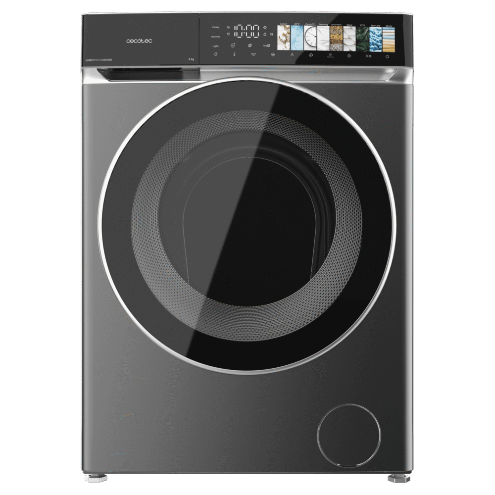 lave linge cecotec bolero dresscode 8970 direct drive steel ? 8 kg, 1400 tr/min