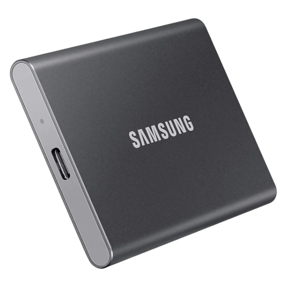 disque dur externe ssd samsung t7 mu – pc4t0t – ww 4 to usb c gris